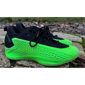 Adidas AE 1 Low Anthony Edwards Lucid Lime Aurora Ink Men's Size 7.5 JI4065